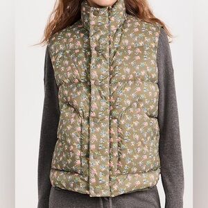 The Great Outdoors The Down Polar Vest - Women's - XL Cypress Floral Gre…